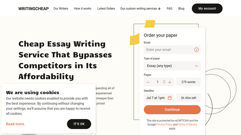 WritingCheap.com review