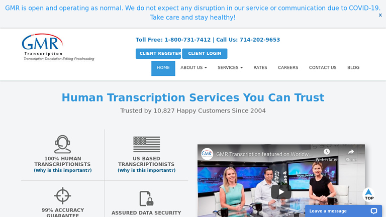 GMRTranscription.com review