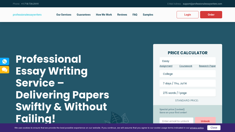 ProfessionalEssayWriters.com review