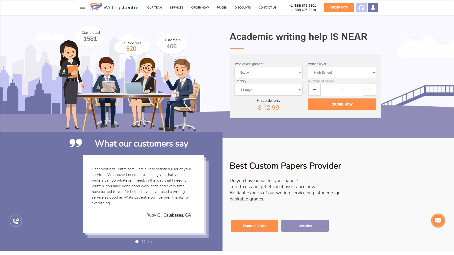 WritingsCentre.com review