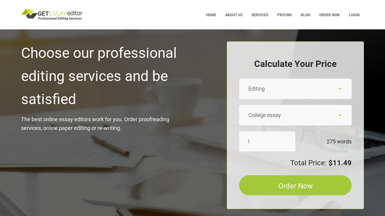 GetEssayEditor.com review
