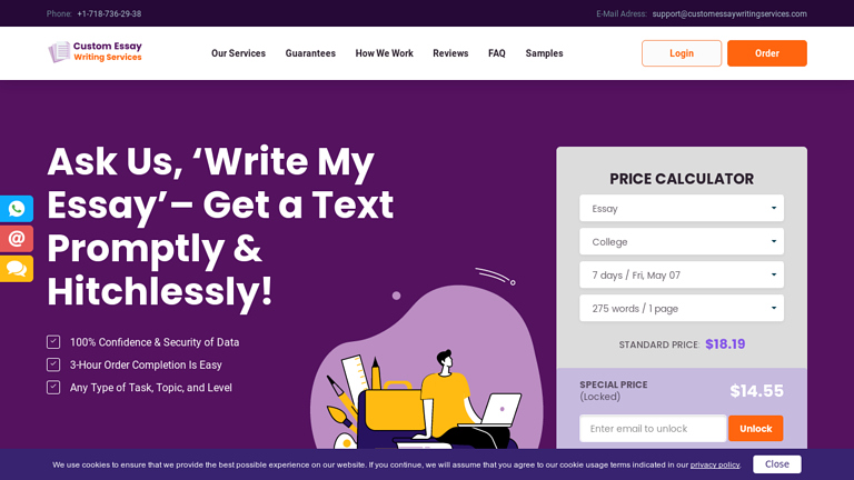 CustomEssayWritingServices.com review