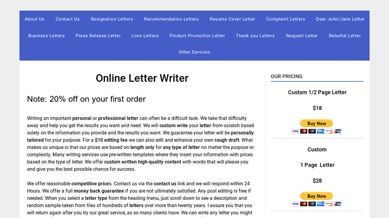 Online-Letter-Writer.com