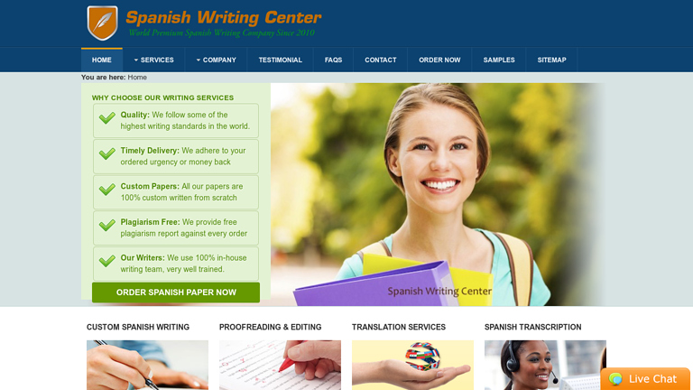 Spanishwritingcenter.com review