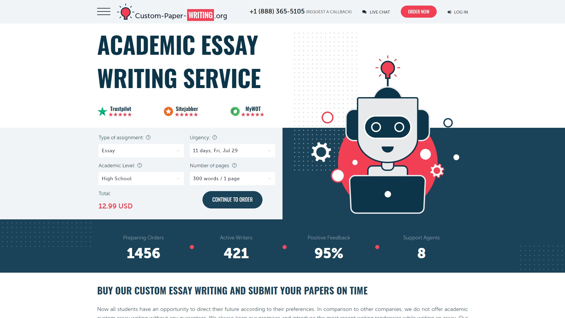 Custom essay writing org review